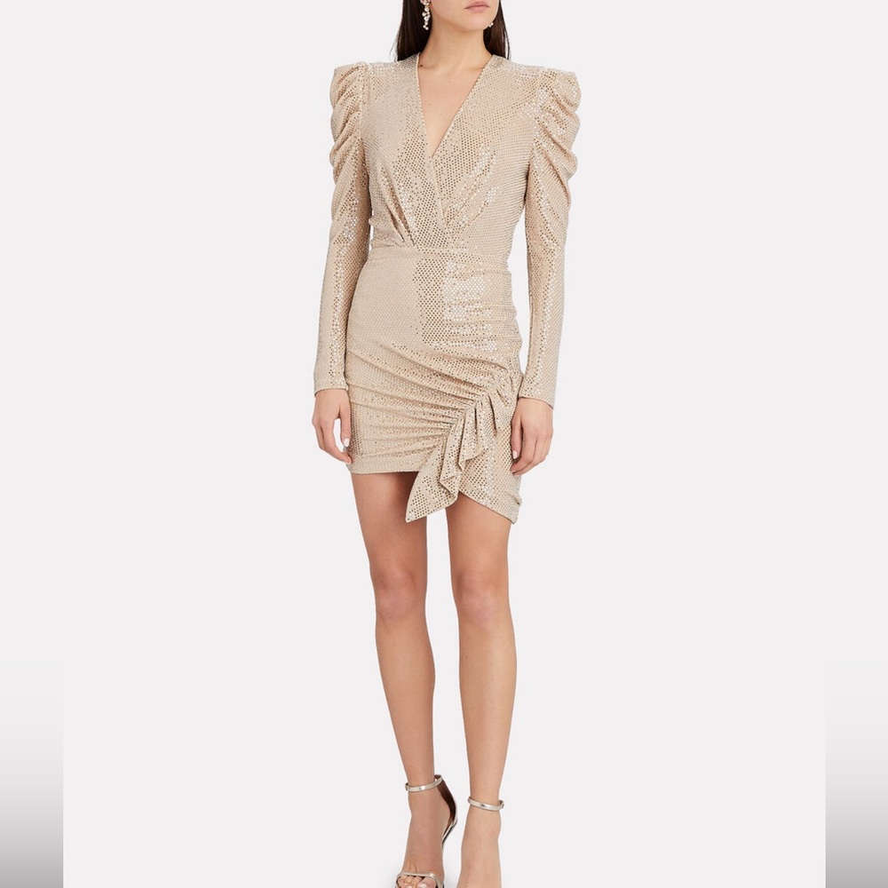 IRO LOU LOU DRESS BLUSH PINK